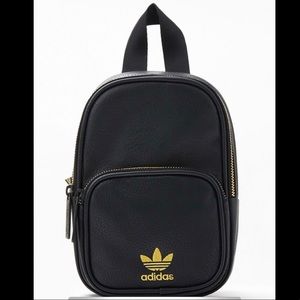 Adidas Faux Leather Mini Backpack